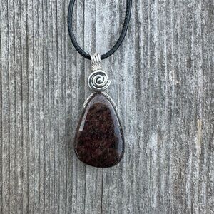 Garnet Necklace for Root Chakra Connection